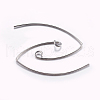 Brass Earring Hooks KK-K197-60P-2