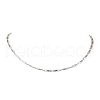 304 Stainless Steel Rectangle link Chain Necklaces NJEW-JN04746-01-1