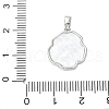 Brass Acrylic Pendants KK-D357-15P-3