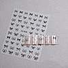 Bowknot Self Adhesive Nail Art Stickers PW-WG37ABF-01-1