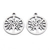 Non-Tarnish 304 Stainless Steel Pendants STAS-N095-047-1