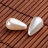 Teardrop Acrylic Imitation Pearl Beads OACR-O002-2461-2