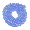 Electroplate Imitation Jade Glass Beads Strands EGLA-N013-J10mm-D06-2
