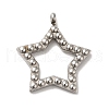 Non-Tarnish 304 Stainless Steel Pendants STAS-M311-10P-1