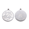 Non-Tarnish 201 Stainless Steel Pendants STAS-R106-06-2