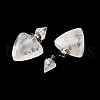 Natural Mixed Stone Perfume Bottle Pendants G-L623-10P-3
