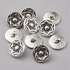 1-Hole Alloy Shank Buttons BUTT-WH0020-22A-2