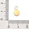 Ion Plating(IP) 304 Stainless Steel Pendants STAS-P379-14C-G-3