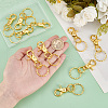   10Pcs Iron Swivel Clasps with Key Rings HJEW-PH0001-78-3