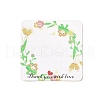 Square Paper Hair Clip Display Cards DIY-B061-01B-09-2