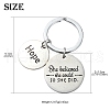 304 Stainless Steel Keychain KEYC-YW00092-3
