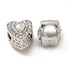 Rack Plating Alloy Crystal Rhinestone European Beads PALLOY-P289-41P-1