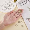 40Pcs 2 Styles Alloy Bead Ring Antique Fried Dough Twists Bead Ring Straight Hole Circle Bead Ring DIY Bracelet Accessories Materials JX593A-3