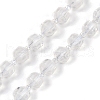 Natural Quartz Crystal Beads Strands G-O201B-103F-2