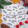 SUPERFINDINGS 60Pcs 2 Styles Christmas Themed Tibetan Style Alloy Pendants FIND-FH0010-20-4