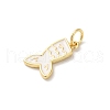 Rack Plating Brass Enamel Pendants KK-Z056-48G-03-2