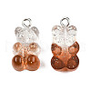 Transparent Resin Pendants RESI-R429-31E-3