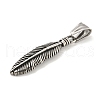 316 Surgical Stainless Steel Pendants STAS-E212-43AS-2