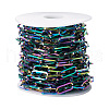 PVD Vacuum Plating 304 Stainless Steel Paperclip Chains CHS-TA0001-10-1