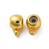 Rack Plating Brass with Plastic Tube Bails KK-Z070-27G-1