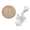 Angel ABS Plastic Pendant Decorations HJEW-JM02058-3
