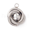 304 Stainless Steel Pendants STAS-A059-04P-4