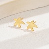 Fashionable Brass Stud Earrings YN8845-3-1