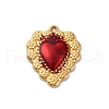 304 Stainless Steel Enamel Pendants STAS-D362-01G-02-1