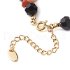 Chip Natural Mixed Stone & Acrylic & Glass Beaded  Bracelets for Women BJEW-JB10715-4