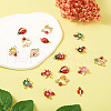 26Pcs 13 Styles Alloy Enamel Connector Charms ENAM-PJ0001-09-6