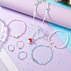   10 Setes 10 Colors Transparent Frosted Glass Round Seed Beads GLAA-PH0003-44A-5