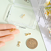 Beebeecraft 6Pcs 2 Styles 925 Sterling Silver Pendants Bails STER-BBC0006-61-3