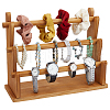 Three Layers T-Bar Wood Bracelet Organizer Display Stands BDIS-WH0011-04-1
