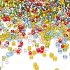 7 Colors Glass Round Seed Beads SEED-YW0001-24A-01-5