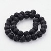 Natural Lava Rock Beads Strands G434-10-2