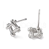 304 Stainless Steel Stud Earrings EJEW-Q788-04P-2