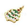 Christmas Theme Ion Plating(IP) 304 Stainless Steel Pendants STAS-O005-014B-G-2