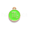Alloy Enamel Pendants ENAM-S124-01B-06L-2