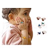 Dinosaur Alloy with Epoxy Adjustable Finger Rings for Kids FS-WG73FA2-01-2