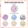 SUNNYCLUE 3Pcs 3 Colors Acrylic Handmade Luminous Polymer Clay Rhinestone Beads CLAY-SC0002-12-2