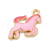 Alloy Enamel Pendants FIND-M060-26G-03-1