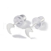 999 Fine Silver Stud Earrings for Women EJEW-S215-30S-03-1