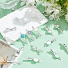 SUNNYCLUE 30Pcs Iron Alligator Hair Clip Findings IFIN-SC0001-70-4
