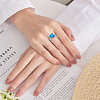 DICOSMETIC 1Pc Adjustable 925 Silver Ring Adjustable Ring Findings FIND-DC0006-64P-6