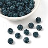 Polymer Clay Rhinestone Beads RB-H284-8MM-229-1
