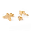 201 Stainless Steel Stud Earring Findings EJEW-A071-17G-2