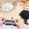 ARRICRAFT 6 Yards 2 Colors Milk Fiber Lace Trim OCOR-AR0001-67-4