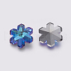 K9 Glass Rhinestone Pendants GLAA-K034-H04-2