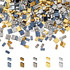 DICOSMETIC 350Pcs Electroplate Glass Seed Beads SEED-DC0001-10-1