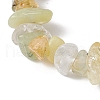 Natural Mixed Gemstone Chips Stretch Bracelets BJEW-JB11070-01-3